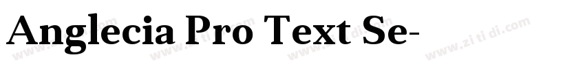Anglecia Pro Text Se字体转换